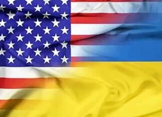 Ukrainian, US negotiators discuss ‘key issues’ on settling Ukraine crisis: Official Ukraine and US flags