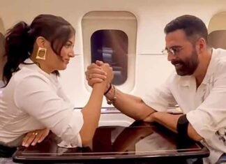 Wamiqa Gabbi shells some Khiladi energy as she decides to arm wrestle Akshay Kumar Wamiqa Gabbi decides to arm wrestle Akshay Kumar