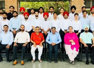 29 B.Tech Mechanical students of MRSPTU