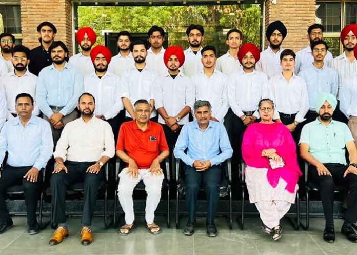 29 B.Tech Mechanical students of MRSPTU