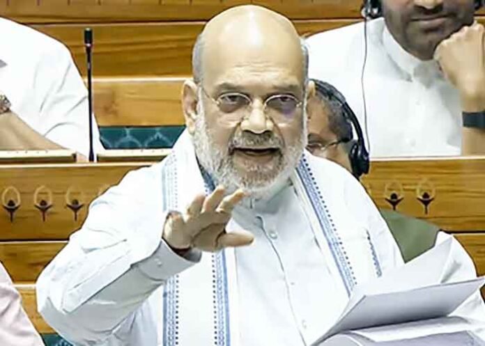 Amit Shah in lok Sabha Parliament