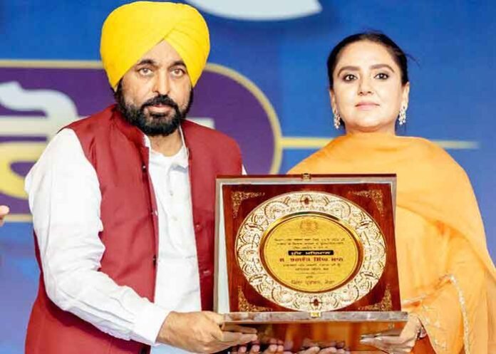 CM Mann and MLA Amandeep Kaur Arora