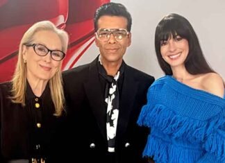 Karan Johar meets Meryl Streep and Anne Hathaway