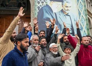 Kashmir Valley protests celebrates US-Iran ceasefire