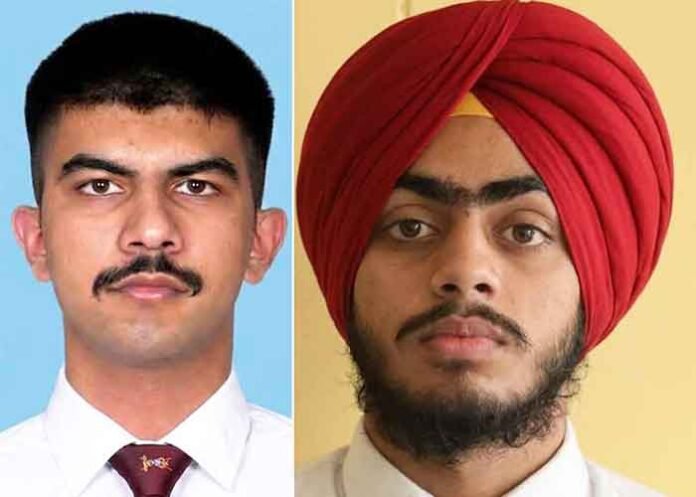 MRSAFPI cadet Jasnoor Singh and Sukhraj Singh