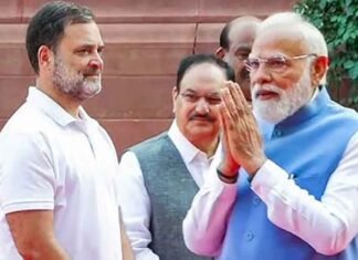 PM Modi, Rahul Gandhi share rare brief exchange