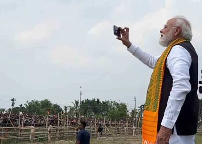 PM Modi shares Siliguri rally video showing massive crowd support