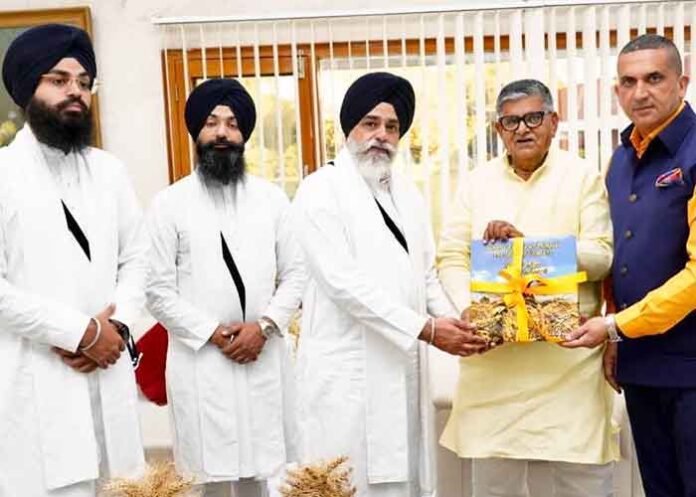 Punjab Governor releases “Wheat Fields of Punjab” book
