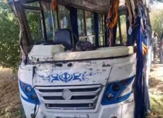 Six Killed As Bus Carrying Devotees Overturns In Punjab’s Fatehgarh Sahib
