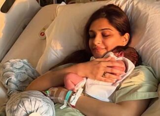 Sonam Kapoor shares first hospital photo with newborn baby boy