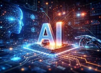Artificial Intelligence AI Technology Logo