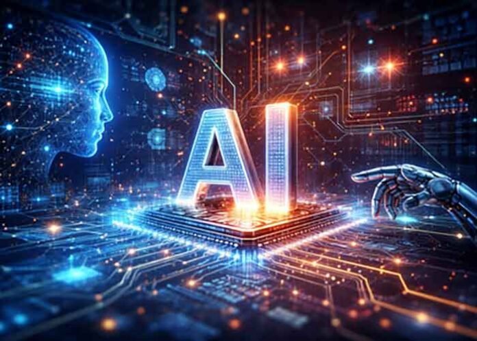 Artificial Intelligence AI Technology Logo