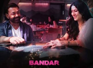 Bandar’s ‘Kyun Mazaa Aa Raha Hai’ starring Bobby Deol, sung by Vishal Mishra shows calmness before storm Bandar Kyun Mazaa Aa Raha Hai starring Bobby Deol Sapna Pabbi