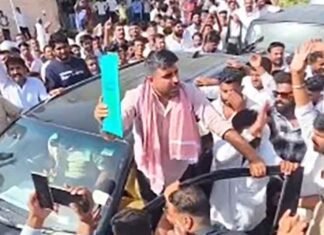 Barmer protest as Rajasthan MLA Ravindra Singh Bhati allegedly pours petrol