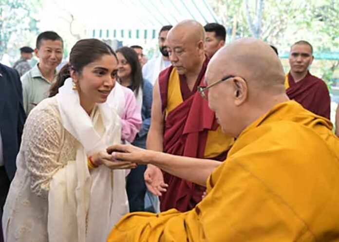 Bhumi Pednekar meets Dalai Lama