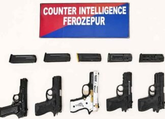 Counter Intelligence Ferozepur five Glock pistols