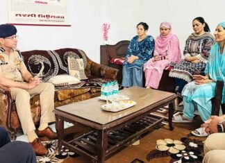 DGP Gaurav Yadav meets ASI Joga Singh Family