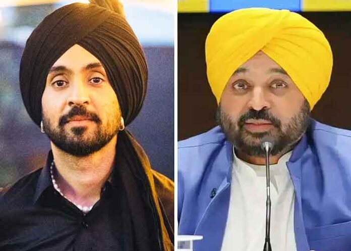 Diljit Dosanjh Bhagwant Mann