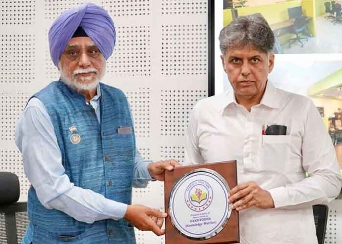 Fauji Adda launched at Chandigarh College by Manish Tewari with Gyan Setu