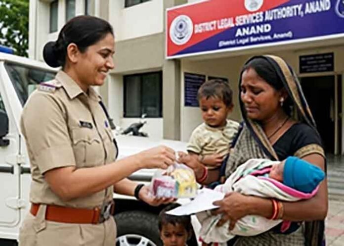 Gujarat Police escorts undertrial mother, newborn home in MP