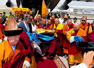 Holy relics of Lord Buddha’s disciples arrive in Mongolia via special IAF flight Holy relics of Lord Buddha's disciples arrive in Mongolia via special IAF flight
