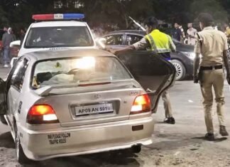 Hyderabad constable was injured while stopping illegal car racing in Hyderabad