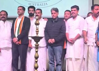 Manish Tewari Leads UDF Victory Celebrations in Melbourne, underscores India’s pluralism and global diaspora strength IOC Australia hosted Victory Celebrations 2026 in Melbourne