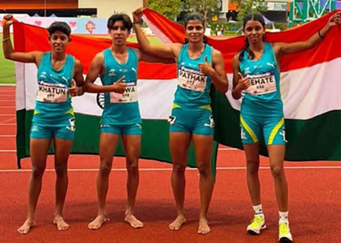 India finished second at the Asian U20 Athletics Championships
