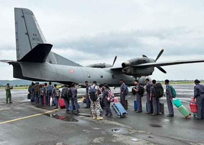 Indian Air Force IAF Plane Airlifted Stranded NCC Cadets