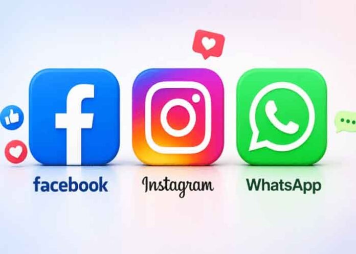 Instagram Facebook WhatsApp