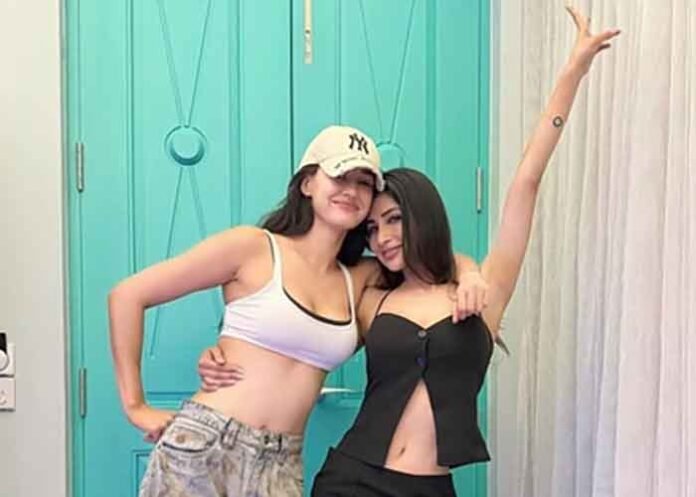 Mouni Roy Disha Patani shoots