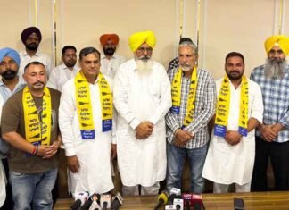 Narinderpal Singh Ninda and Several Senior Leaders Join AAP