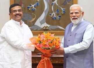 PM Modi Meets Suvendu Adhikari