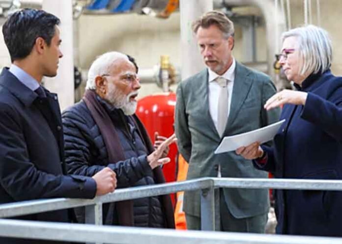 PM Modi and Dutch PM Rob Jetten visit Afsluitdijk Dam