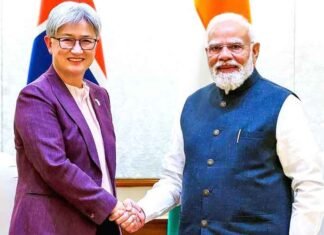 Australian Foreign Minister calls on PM Modi, discusses growing strategic ties PM Modi meets Australian FM Penny Wong