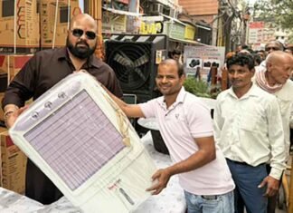 Champion beyond the platform: Powerlifting champion Mahant Gaurav Sharma distributes air coolers on birthday Powerlifting champion Mahant Gaurav Sharma distributes air coolers