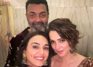 Preity Zinta Bobby Deol with wife Tanya