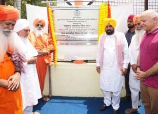 CM Bhagwant Mann gifts Jalandhar major sporting boost, inaugurates astroturf at Sant Avtar Singh Memorial Hockey Stadium in Village Seechewal Punjab CM Mann visits Seechewal