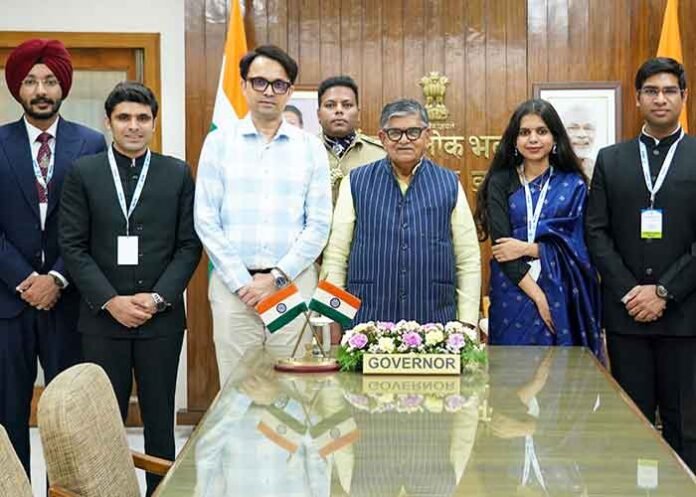 Punjab IAS probationers met Governor Kataria