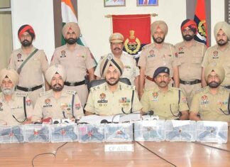 Punjab Police Bust Cross-Border Arms Smuggling Module in Amritsar, Five Arrested with 8 Pistols Punjab Police bust cross-border arms smuggling module in Amritsar
