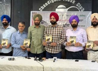Punjabi Lyricist-Singer Raj Kakra’s Debut Book Released at Chandigarh Literary Event