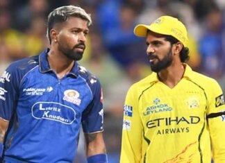 Ruturaj Gaikwad CSK vs MI Hardik Pandya