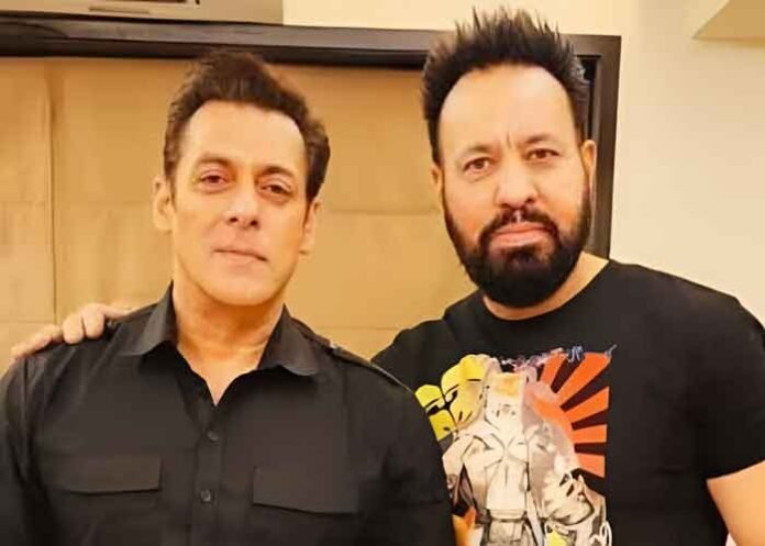 Salman Khan with bodyguard Shera