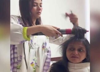 Shahid Kapoor’s sister Sanah Kapoor gives glimpse of SIL Mira Rajput turning hairdresser for Supriya Pathak Sanah Kapoor glimpse of SIL Mira Rajput turning hairdresser for Supriya Pathak