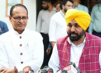 AAP Govt Won’t Allow Shortage of Fertilizers in Punjab; CM Mann Receives Assurance During Meeting with Shivraj Chouhan Shivraj Chouhan with CM Mann