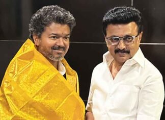 TVK C Joseph Vijay meets MK Stalin