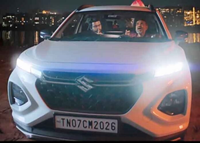 TVK Vijay in car marked TN 07 CM 2026