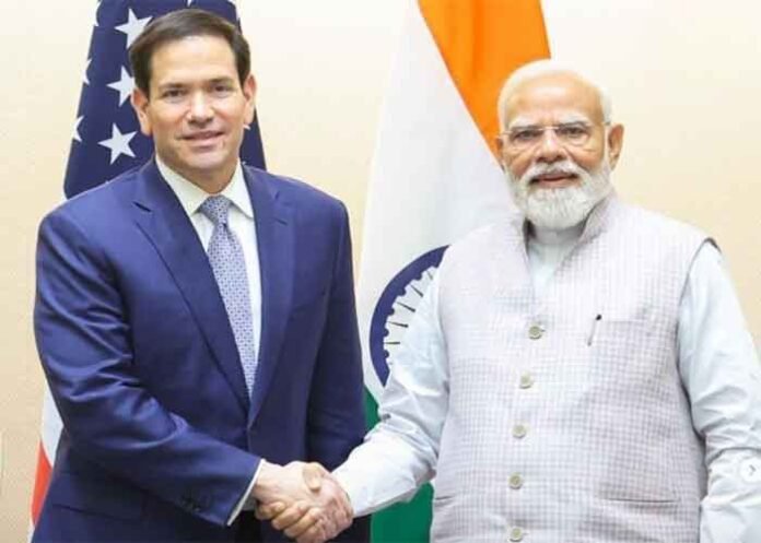 US Secretary Marco Rubio meets PM Modi