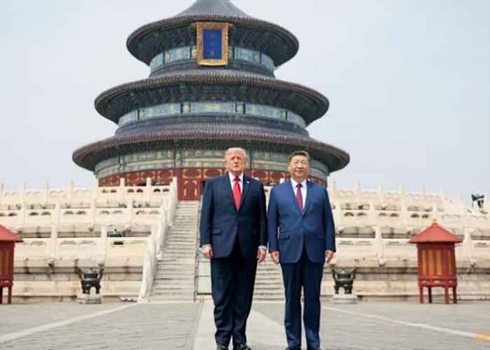 Xi Jinping Donald Trump visit Beijing Temple of Heaven