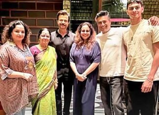 Anil Kapoor met R Madhavan & his family